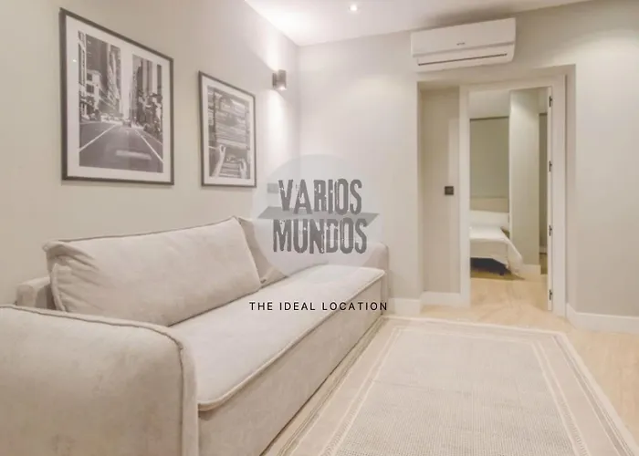Apartamento-Bajo para 5 al pie de Gran Vía E2